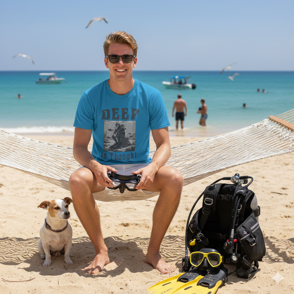 Deep in Thought - Scuba Diving T-Shirt