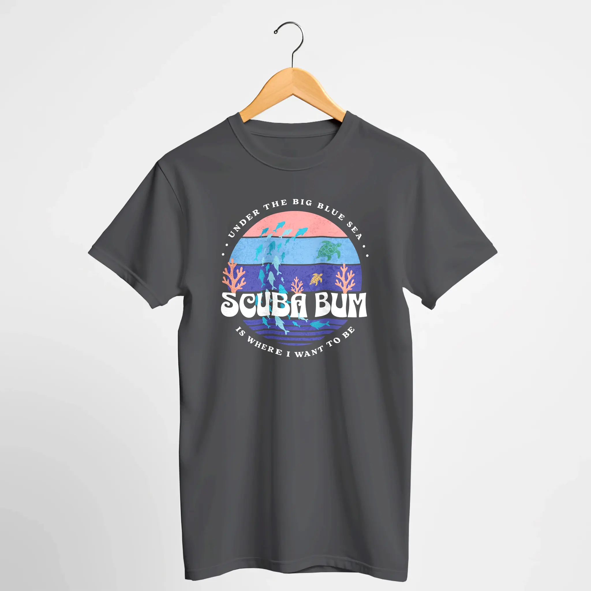 Scuba Bum Vintage Sunset Tee Shirt - Version 2