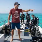 Keep Calm And Scuba On - Dark T-Shirts