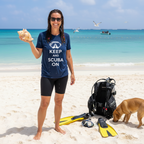 Keep Calm And Scuba On - Dark T-Shirts