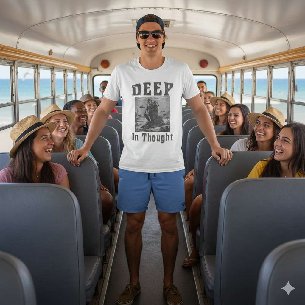 Deep in Thought - Scuba Diving T-Shirt