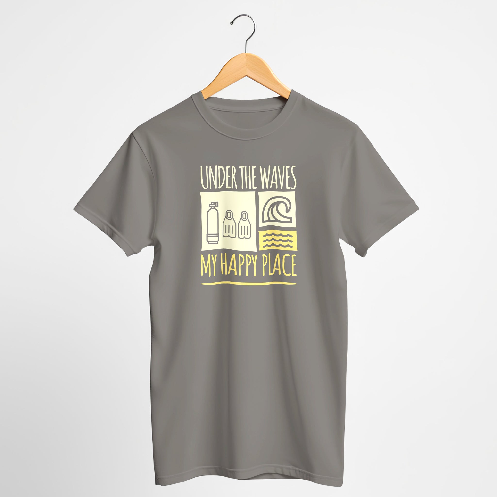 Under The Waves, My Happy Place Scuba T-Shirt