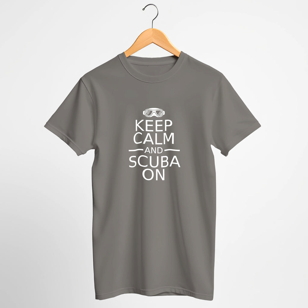 Keep Calm And Scuba On - Dark T-Shirts