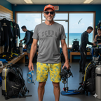 Classic SCUBA DIVER College Font T-Shirt