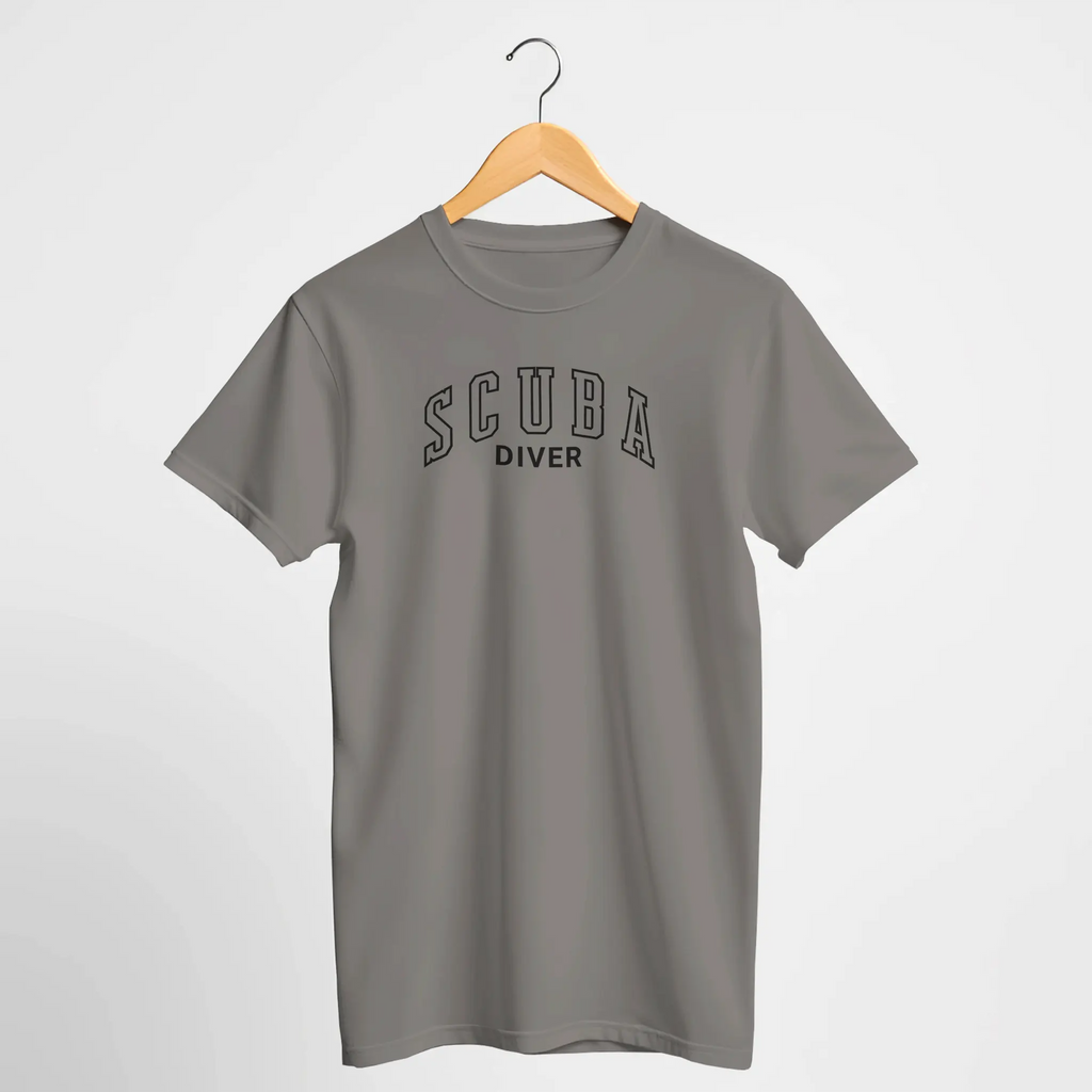 Classic SCUBA DIVER College Font T-Shirt