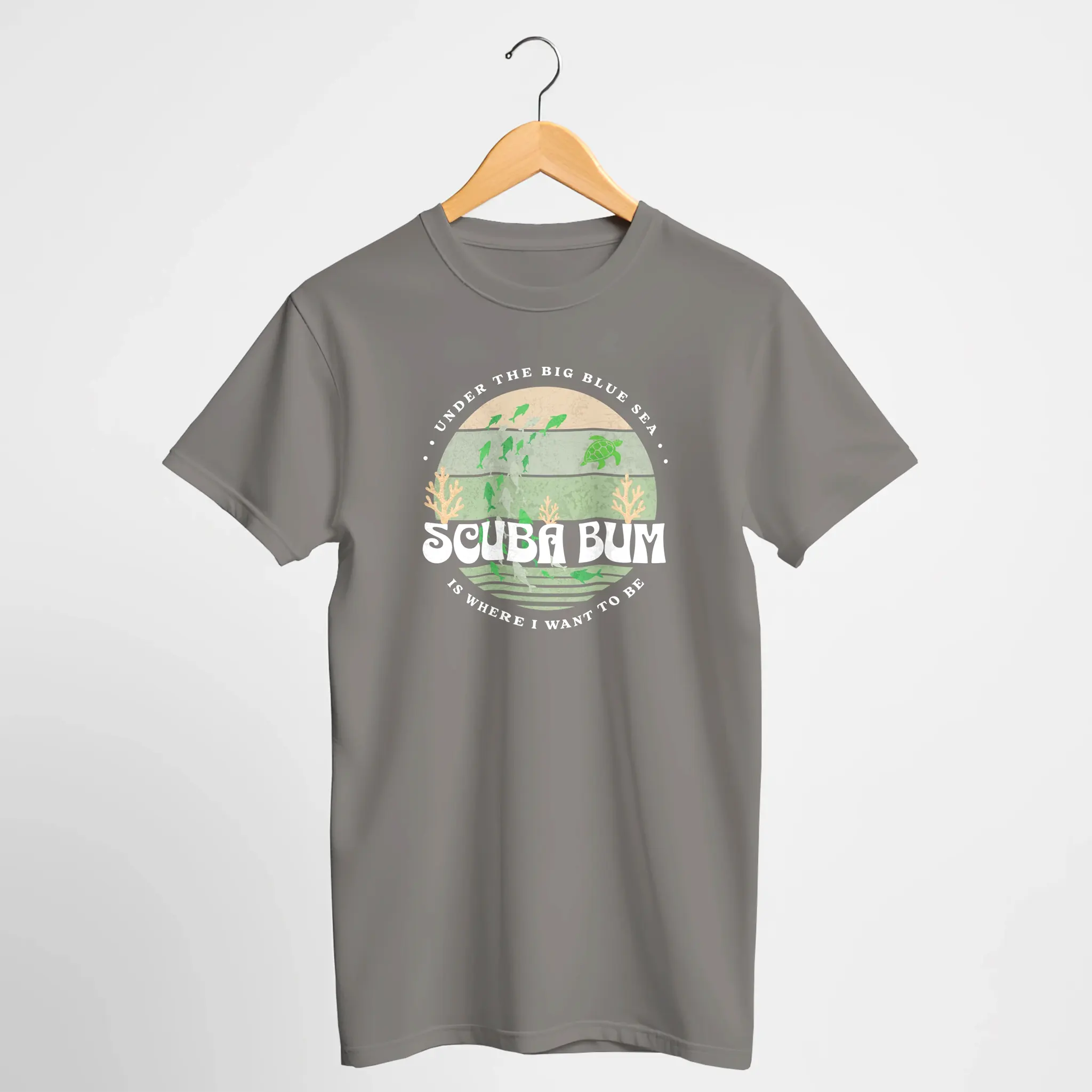 Scuba Bum Vintage Sunset Tee Shirt - Version 1