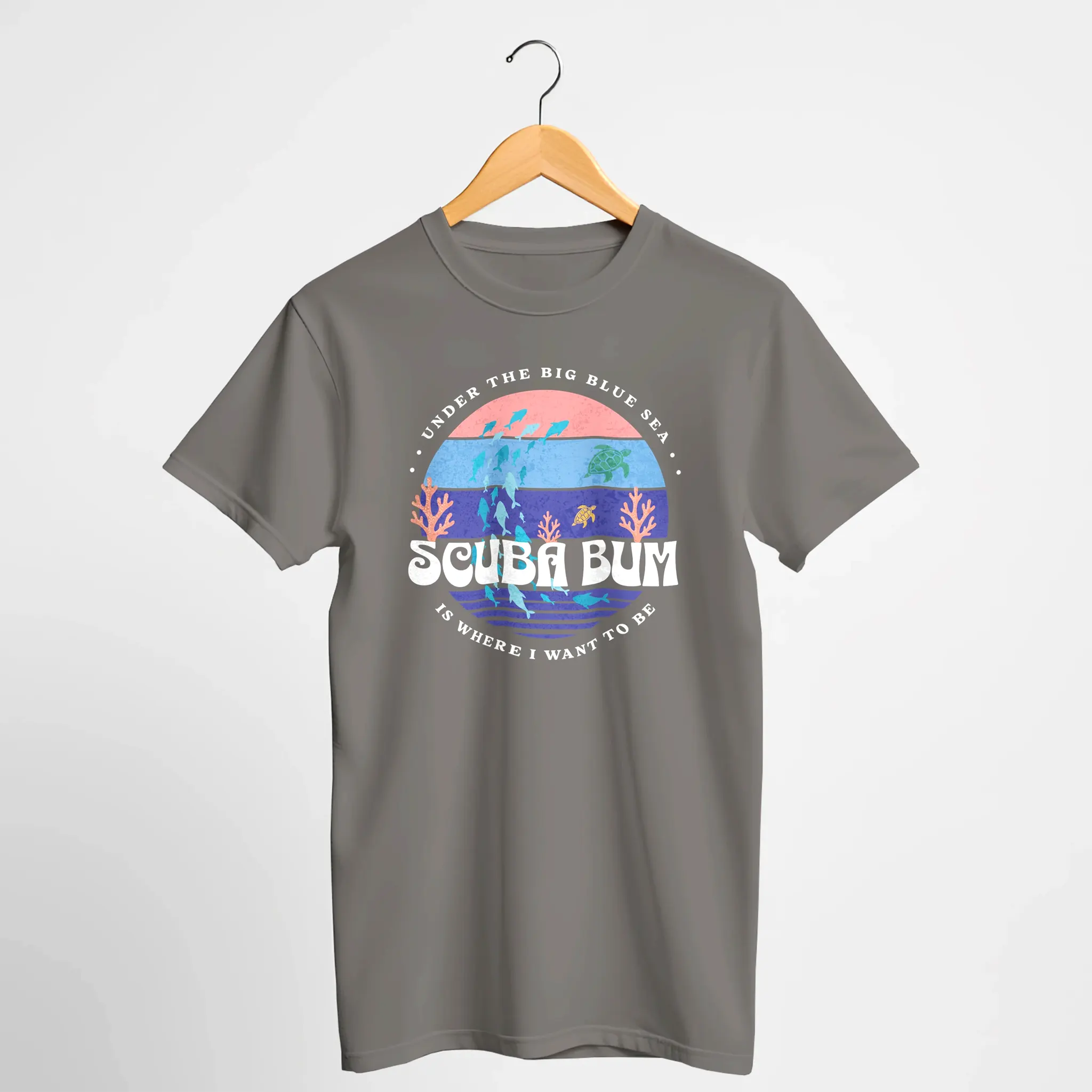 Scuba Bum Vintage Sunset Tee Shirt - Version 2