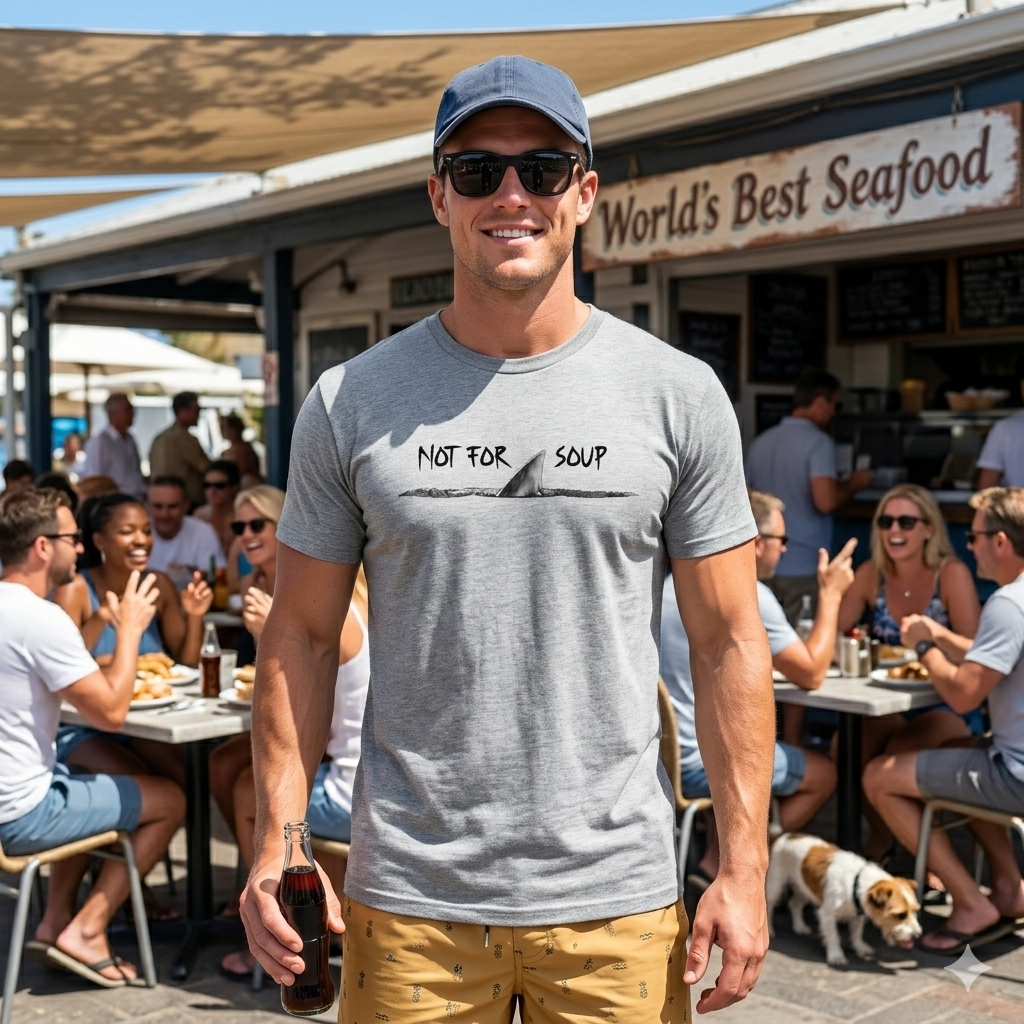 "Not For Soup" Shark Conservation T-Shirt