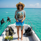 Underwater American Gothic Scuba T-Shirt