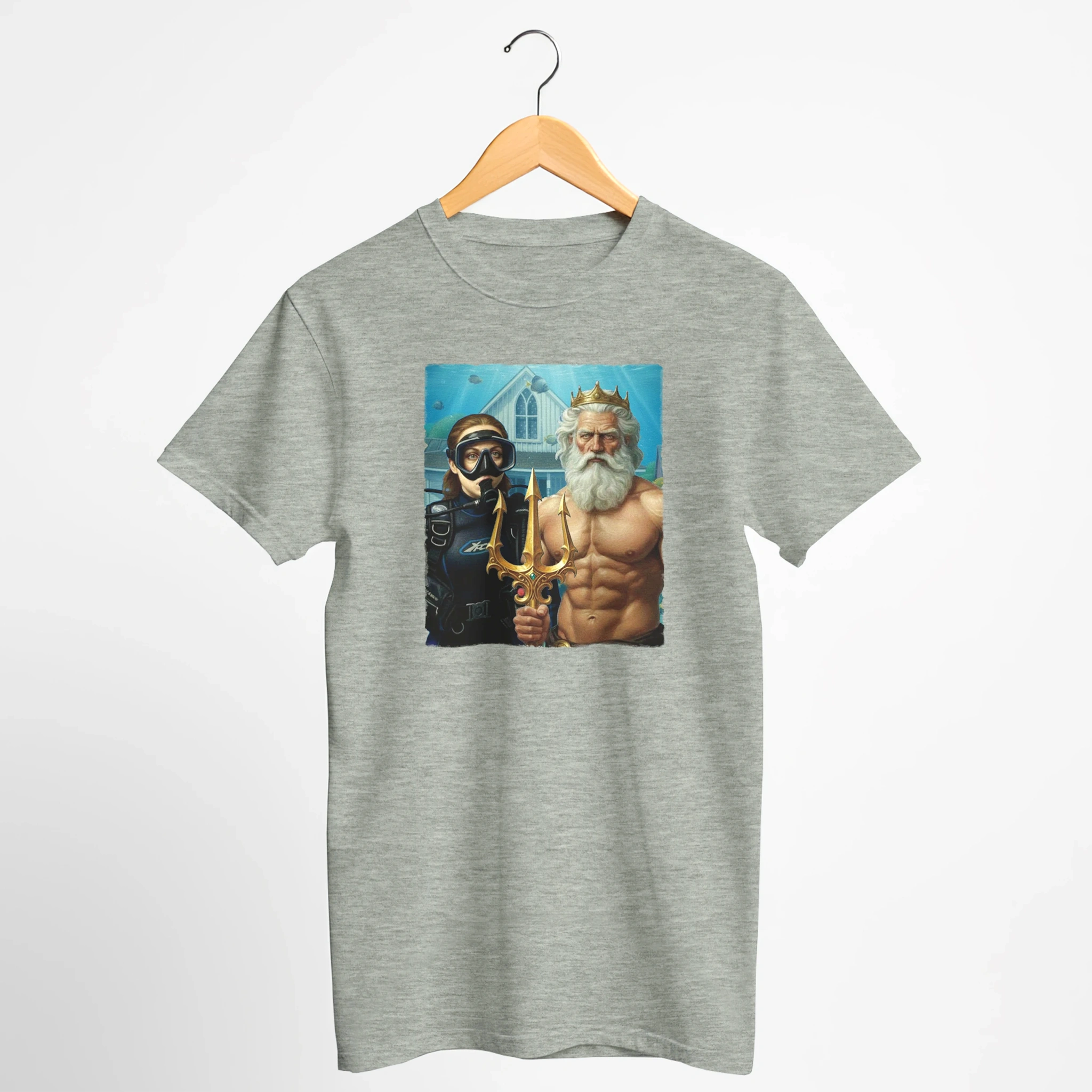 Underwater American Gothic Scuba T-Shirt