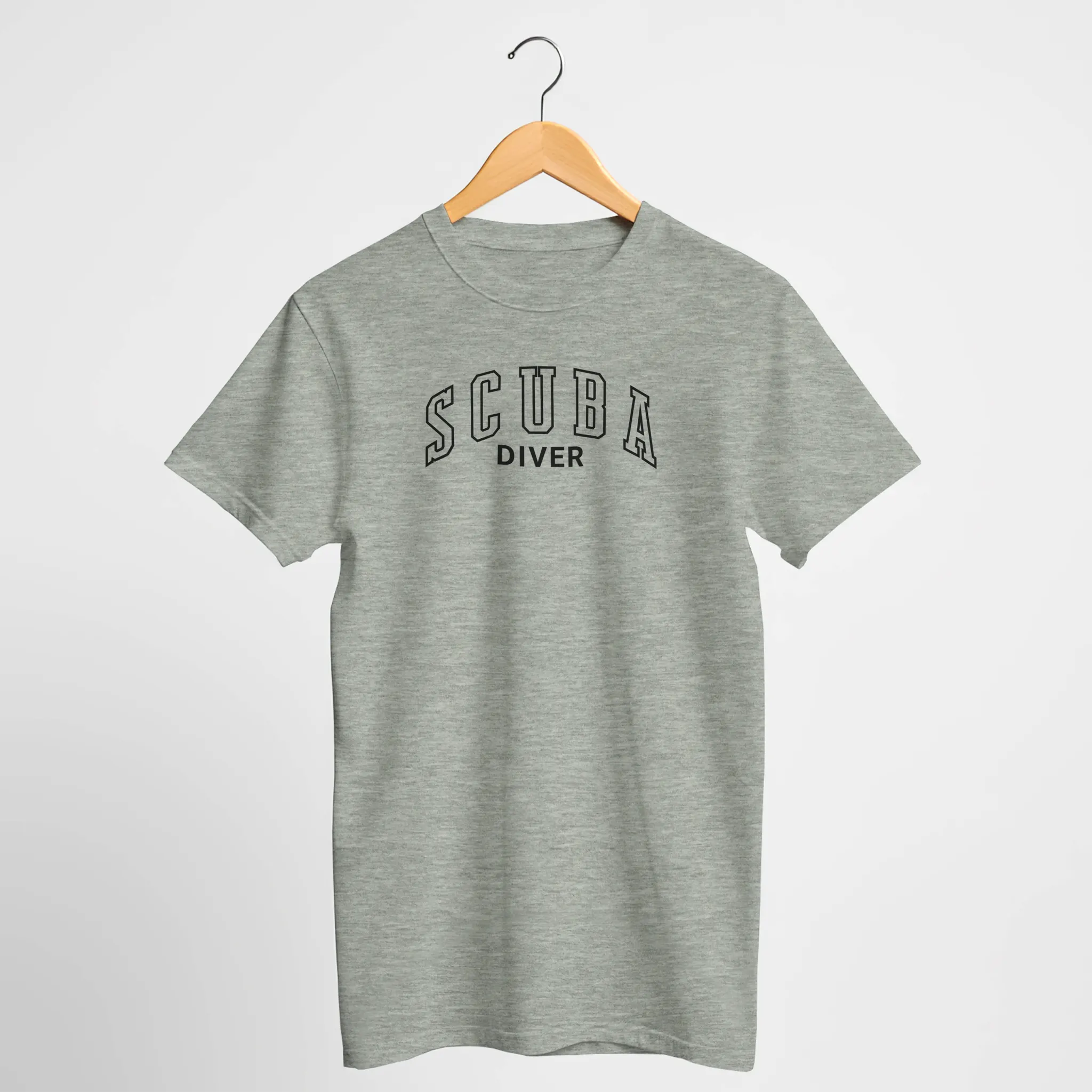 Classic SCUBA DIVER College Font T-Shirt