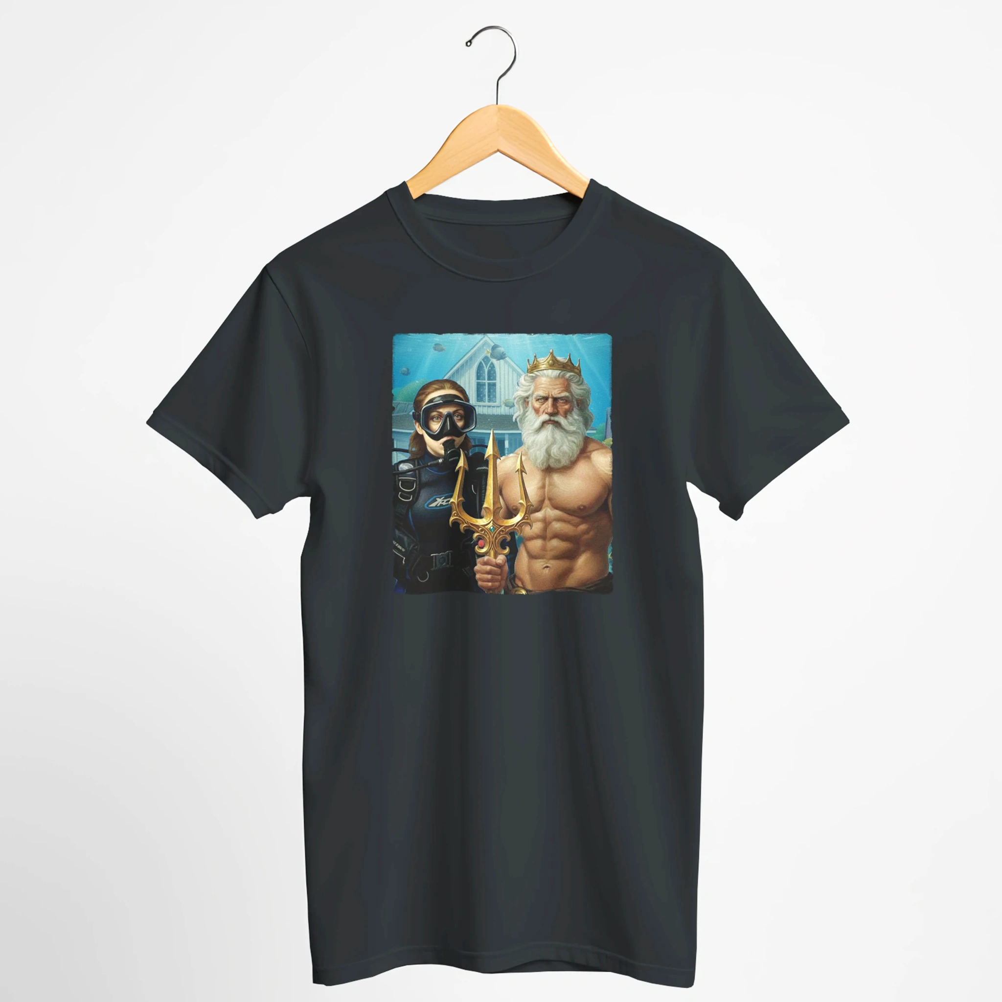 Underwater American Gothic Scuba T-Shirt