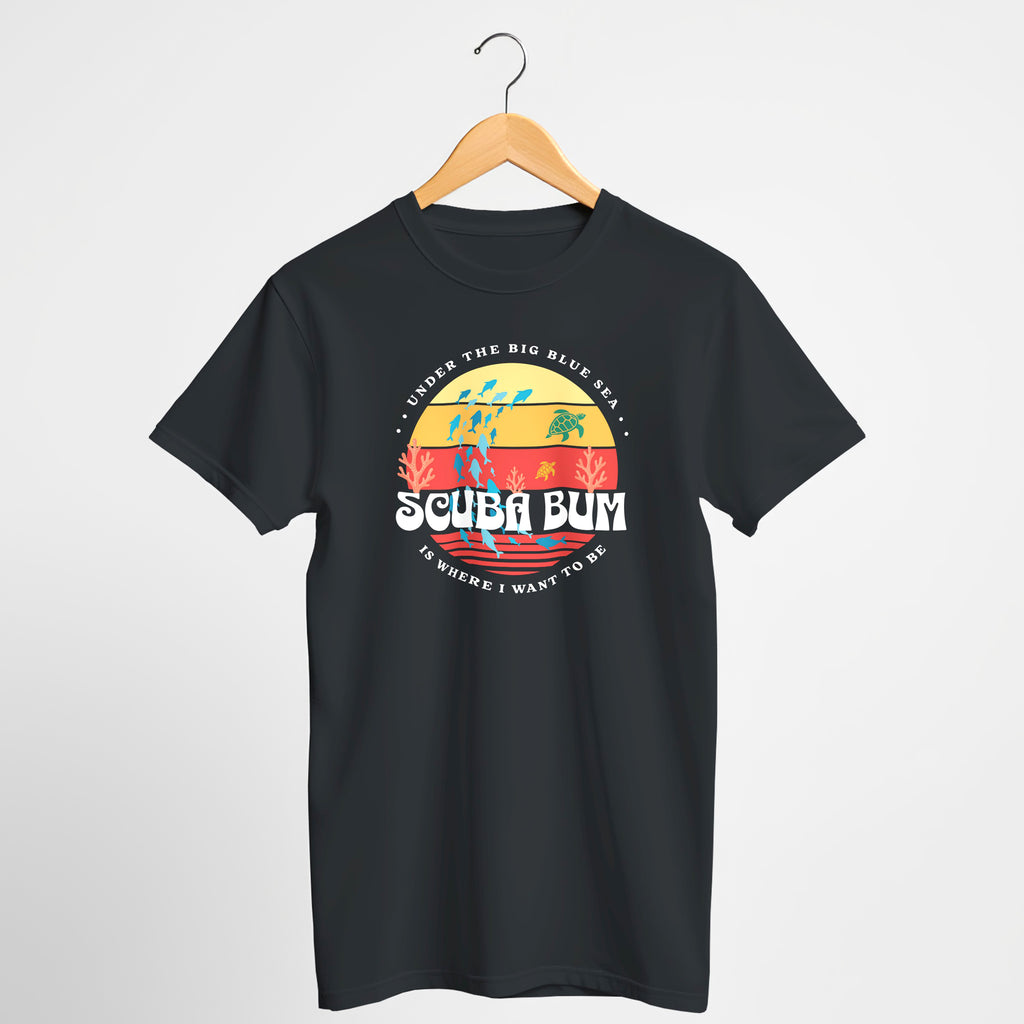 Scuba Bum Vintage Sunset Tee Shirt - Version 3