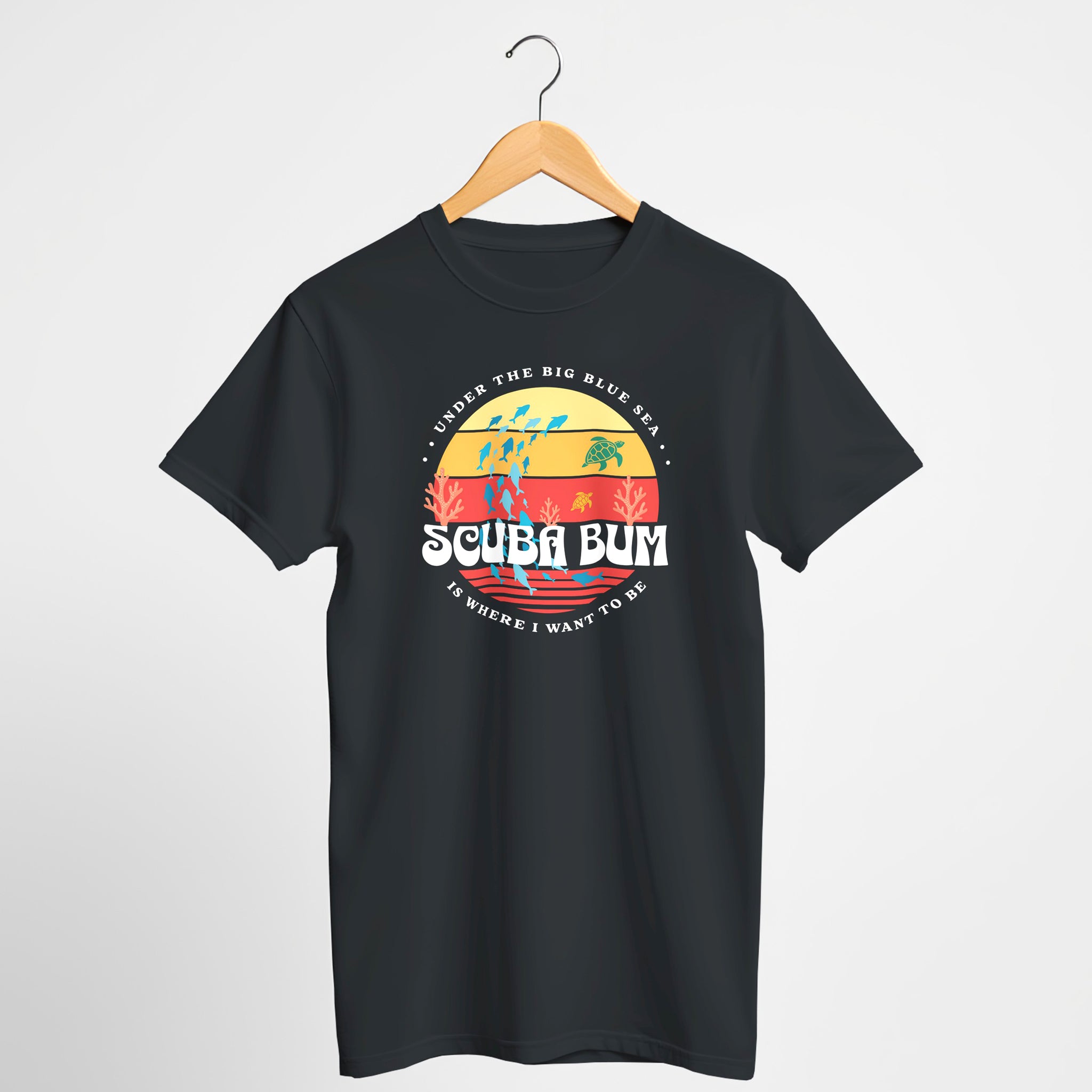 Scuba Bum Vintage Sunset Tee Shirt - Version 3