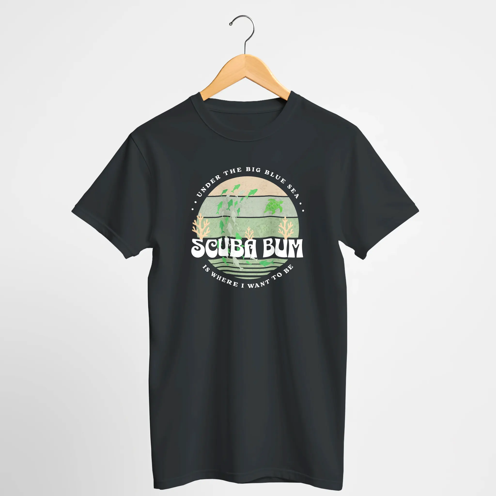 Scuba Bum Vintage Sunset Tee Shirt - Version 1