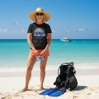 Scuba Bum Vintage Sunset Tee Shirt - Version 2