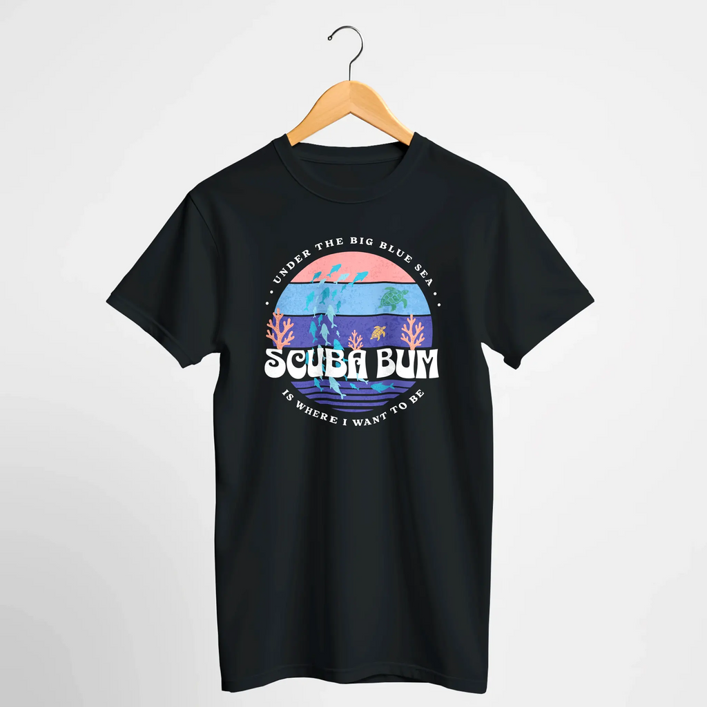 Scuba Bum Vintage Sunset Tee Shirt - Version 2
