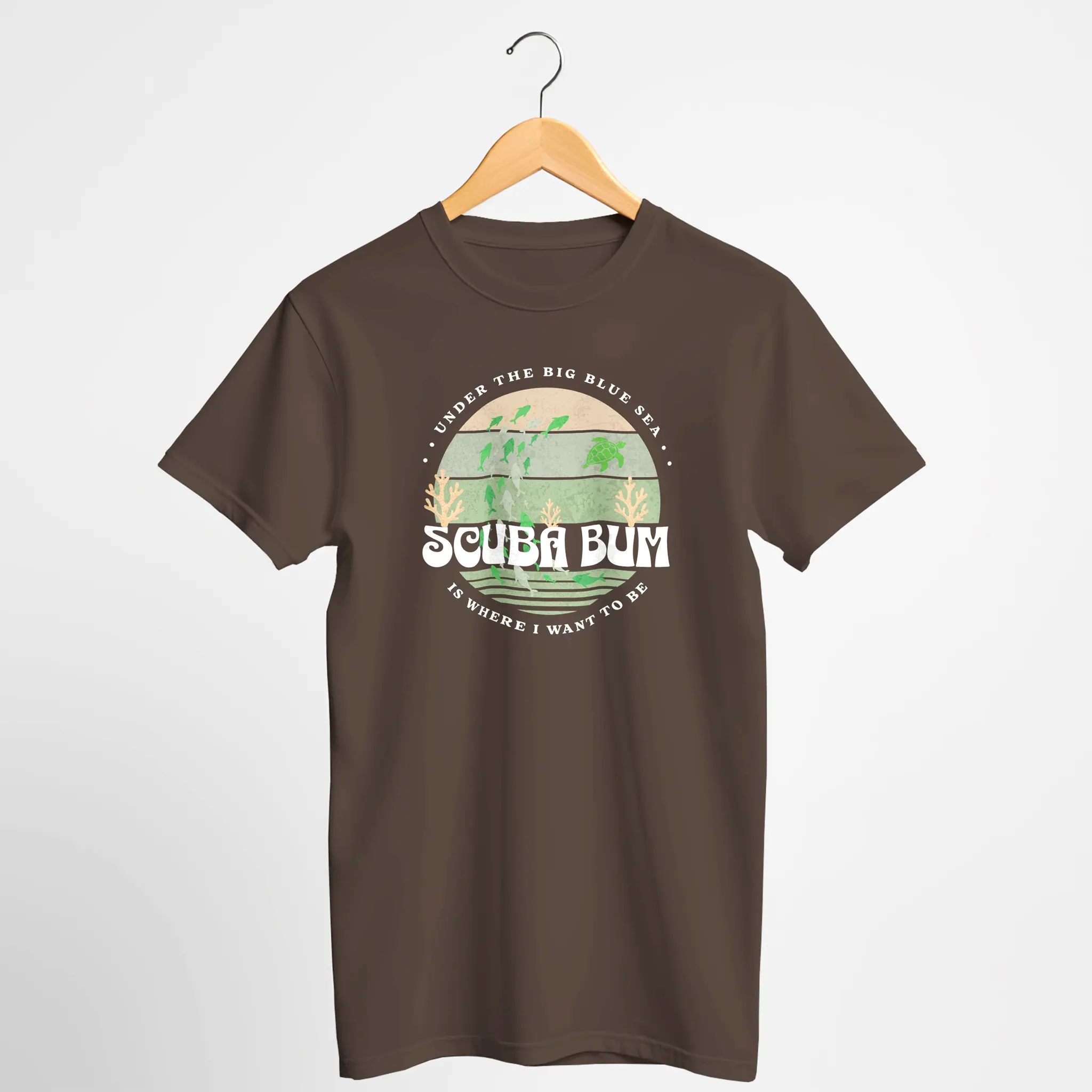 Scuba Bum Vintage Sunset Tee Shirt - Version 1