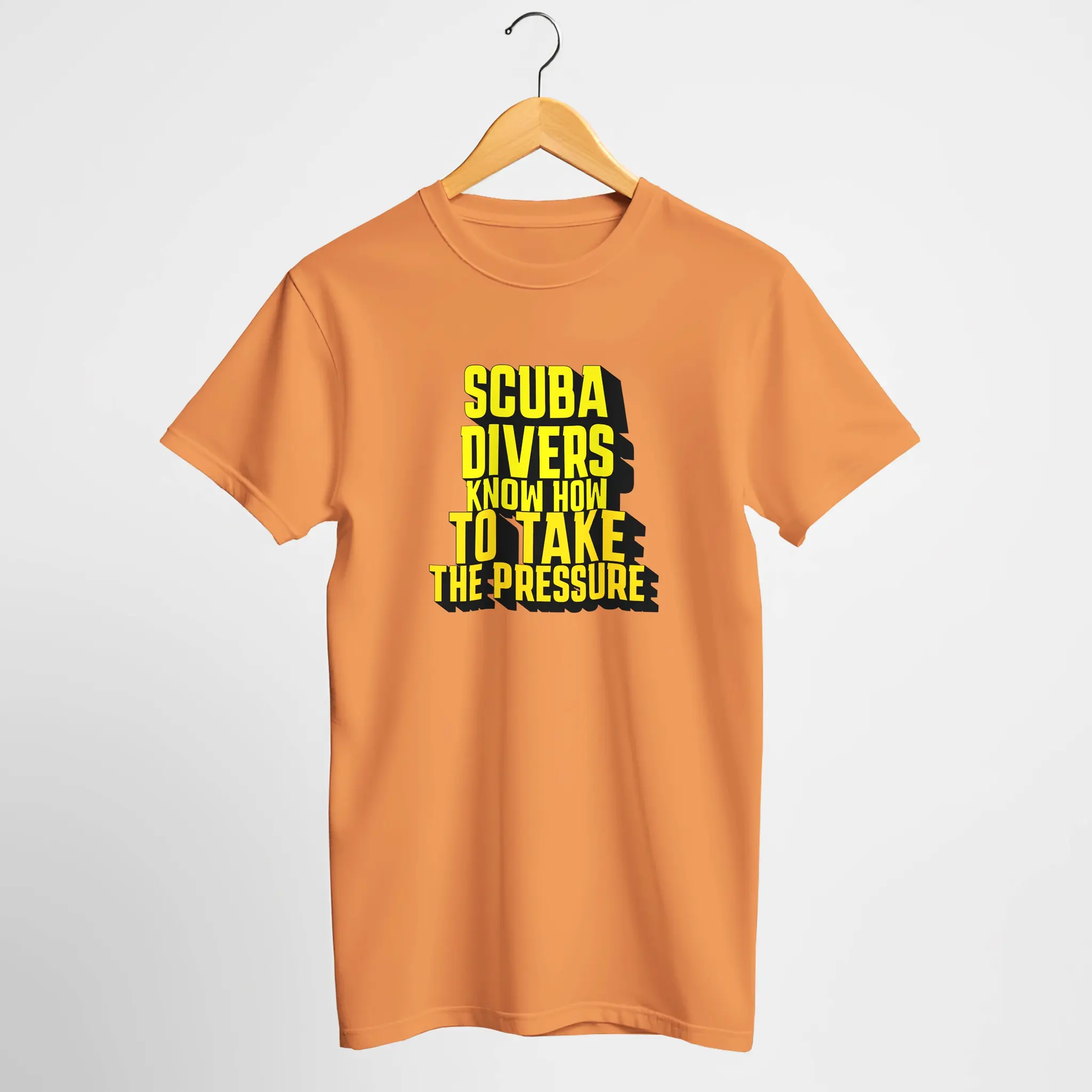 Scuba Divers Know How To Take The Pressure" T-Shirt