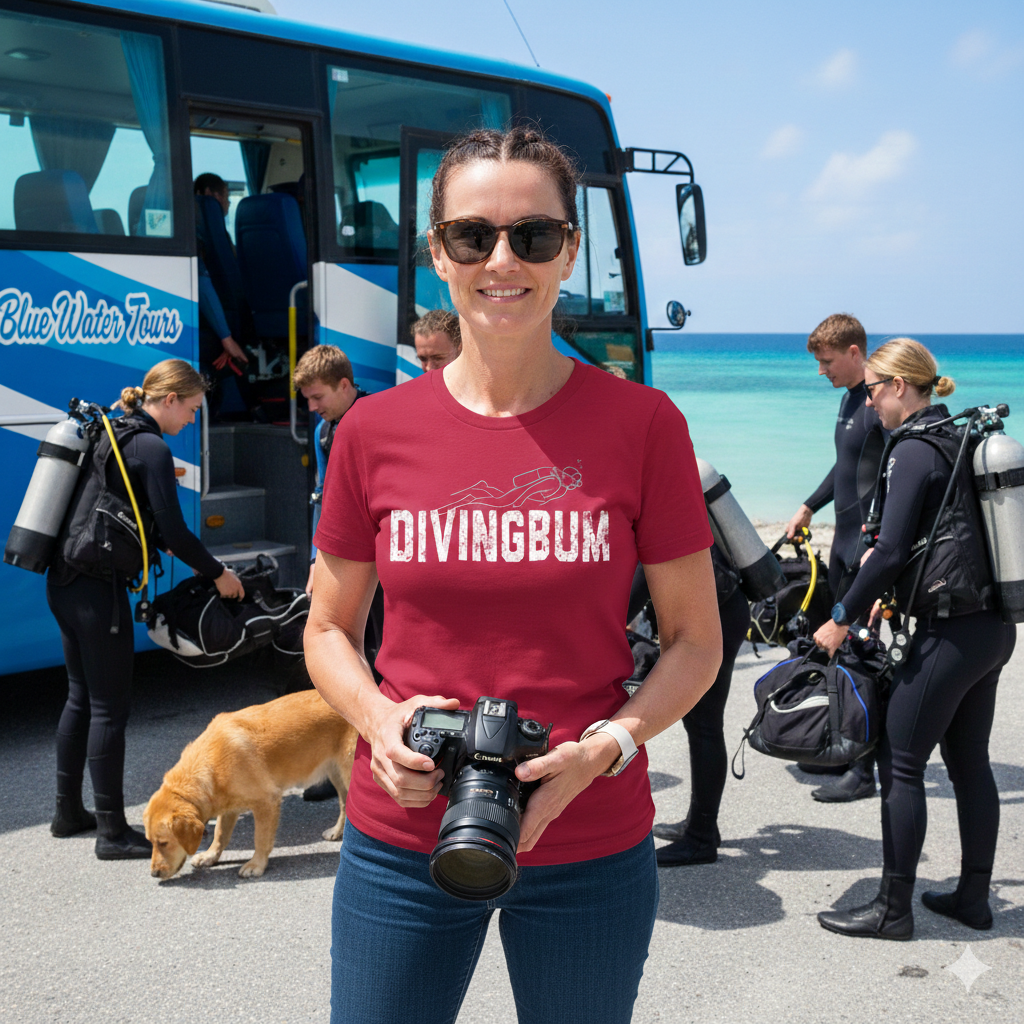 Diving Bum Logo T-Shirt