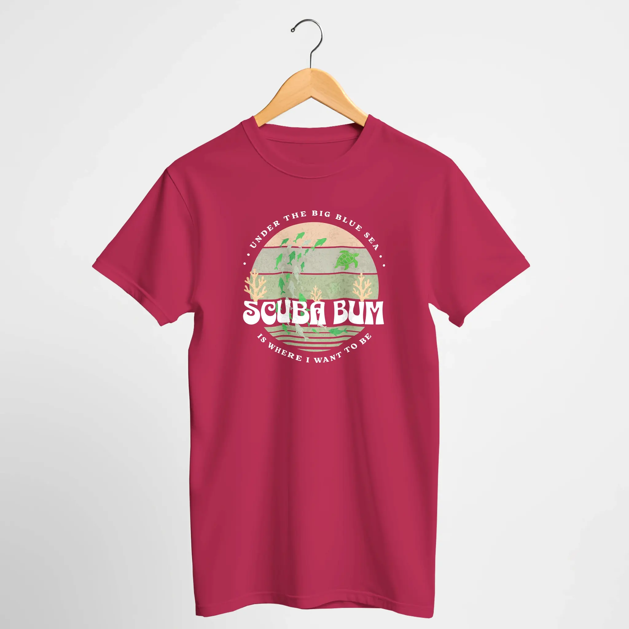 Scuba Bum Vintage Sunset Tee Shirt - Version 1
