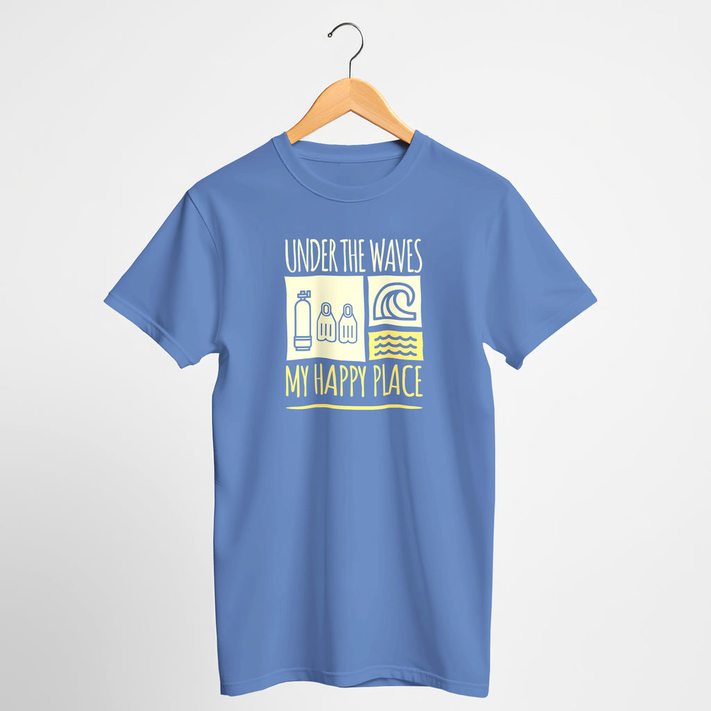 Under The Waves, My Happy Place Scuba T-Shirt