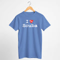 "I ♥ Scuba" Dive Flag T-Shirt - Distressed Print