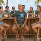 Scuba Gas Depth Tee — "Air, Nitrox, Trimix, Heliox" Dive Shirt