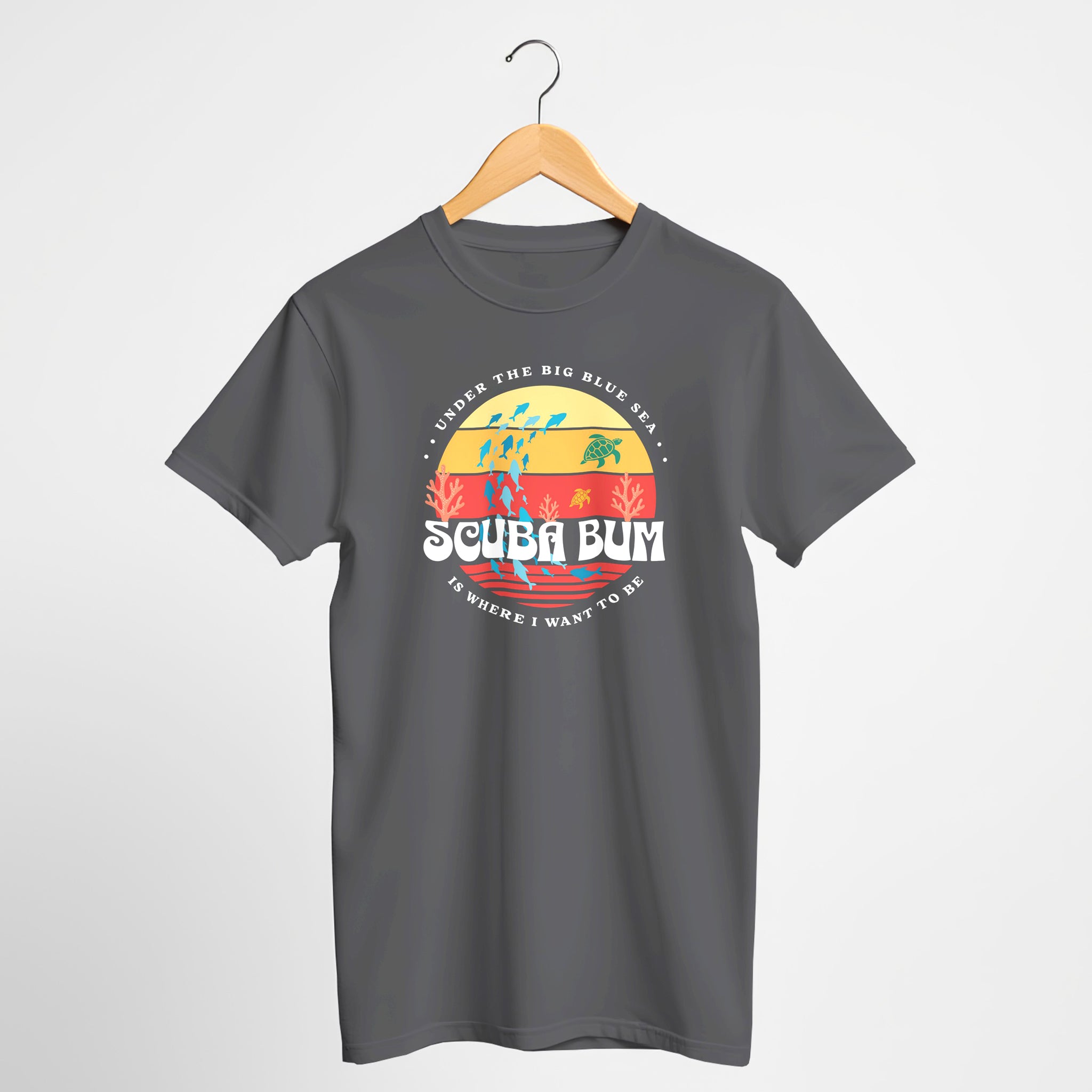 Scuba Bum Vintage Sunset Tee Shirt - Version 3