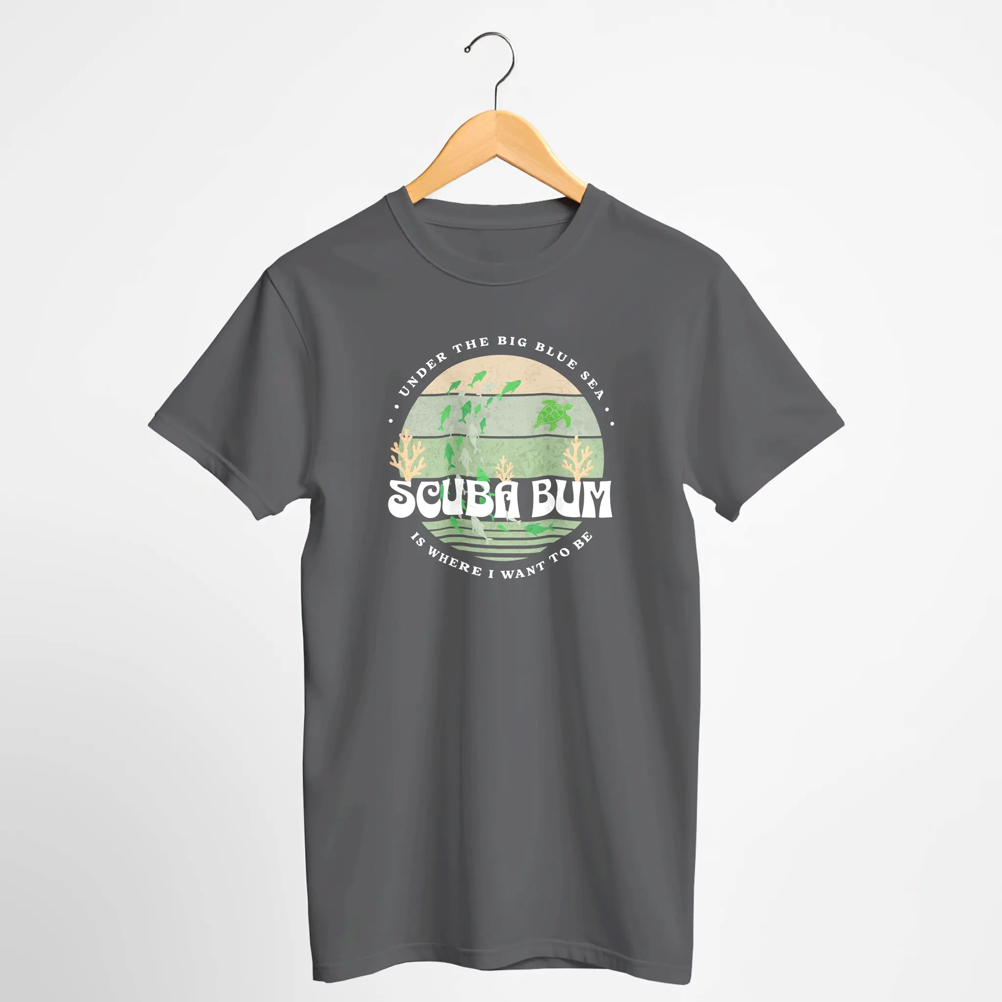 Scuba Bum Vintage Sunset Tee Shirt - Version 1