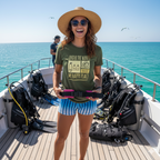 Under The Waves, My Happy Place Scuba T-Shirt