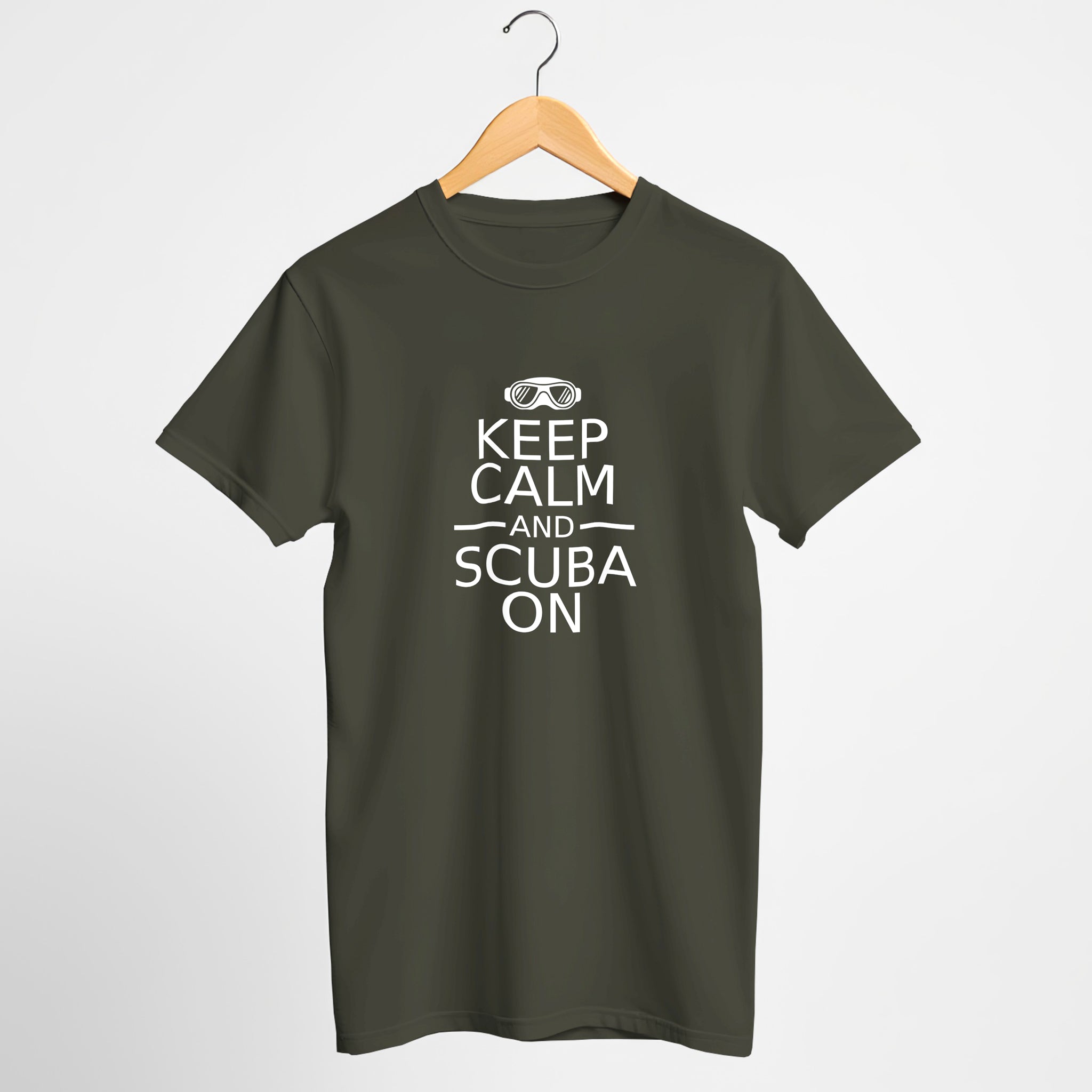 Keep Calm And Scuba On - Dark T-Shirts