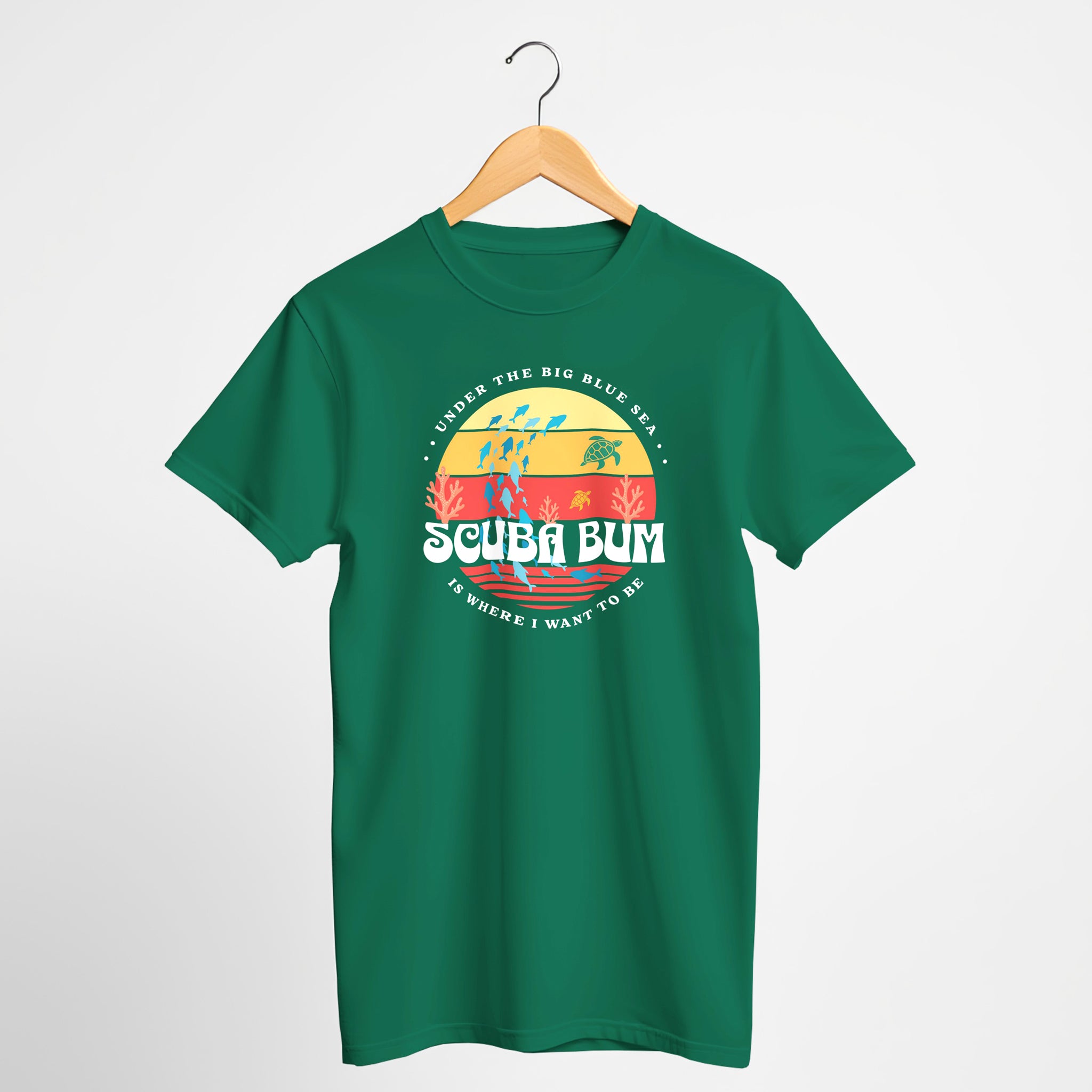 Scuba Bum Vintage Sunset Tee Shirt - Version 3