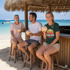 Scuba Bum Vintage Sunset Tee Shirt - Version 3