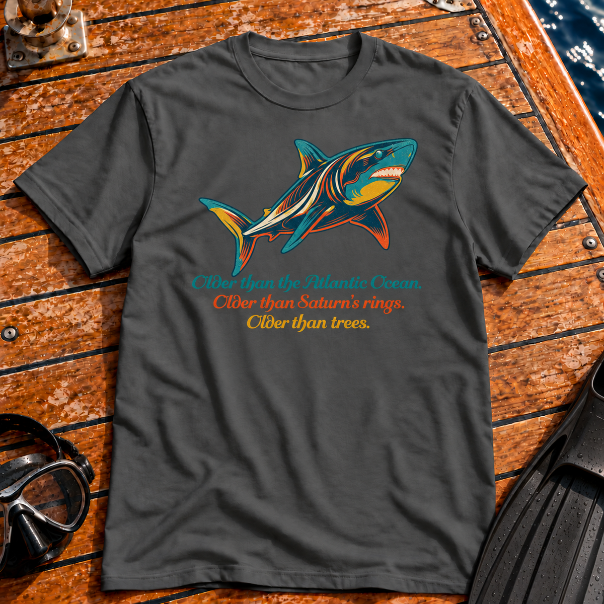 Older Than Trees Shark T-shirt