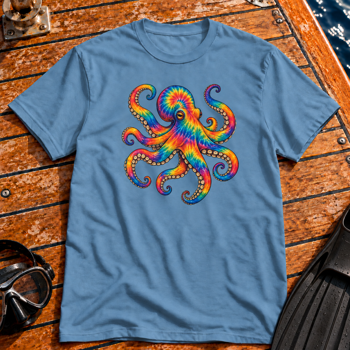 Tie-dyed Octopus T-shirt