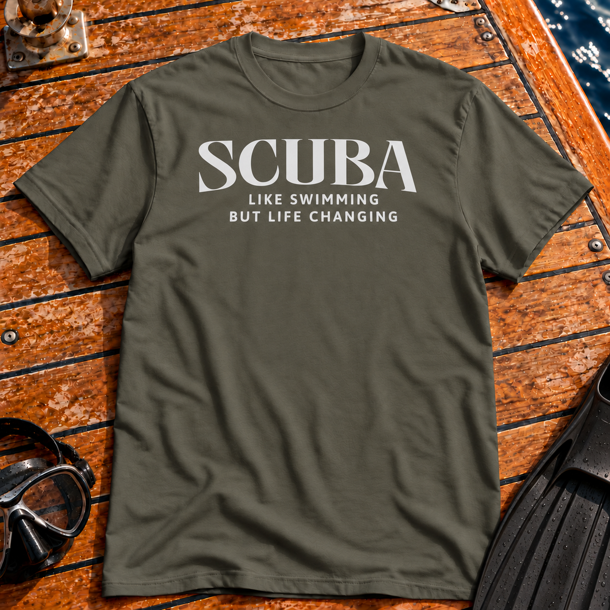 SCUBA Like Swimming T-shirt