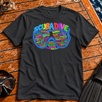 Through the Looking Mask Calligram T-shirt