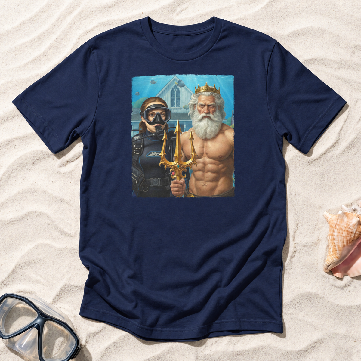 Underwater American Gothic T-Shirt