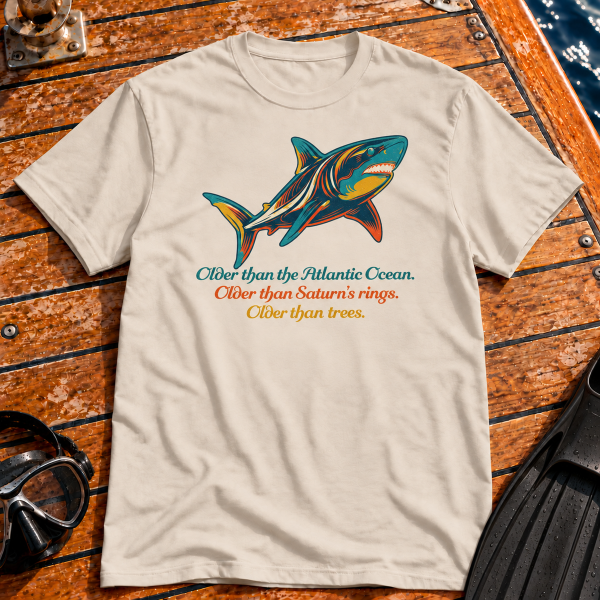 Older Than Trees Shark T-shirt