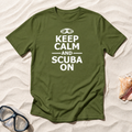Keep Calm And Scuba On - Dark T-Shirts