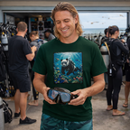 Diving Panda Tee — Cute Scuba Panda Underwater Graphic T-Shirt