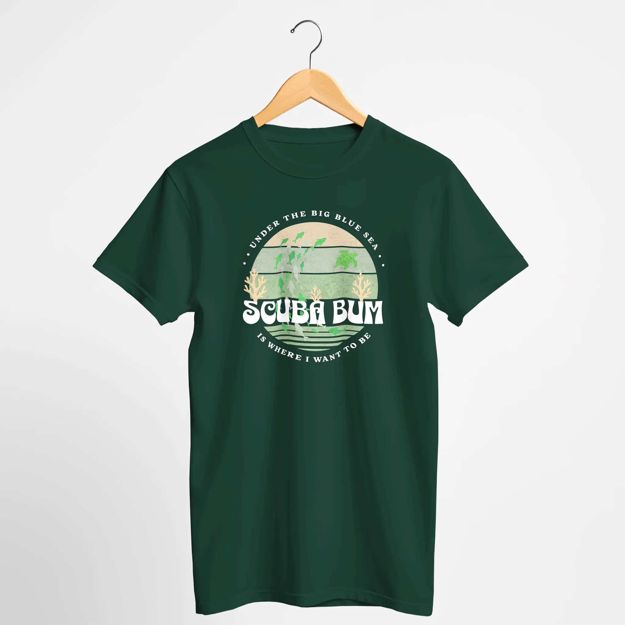 Scuba Bum Vintage Sunset Tee Shirt - Version 1