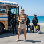 Scuba Bum Vintage Sunset Tee Shirt - Version 3