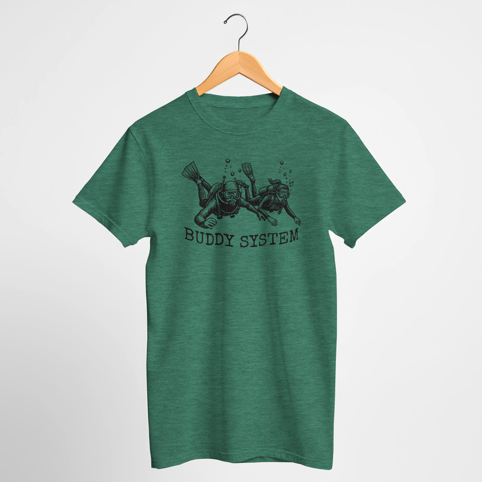 Buddy System Scuba Diving T-Shirt