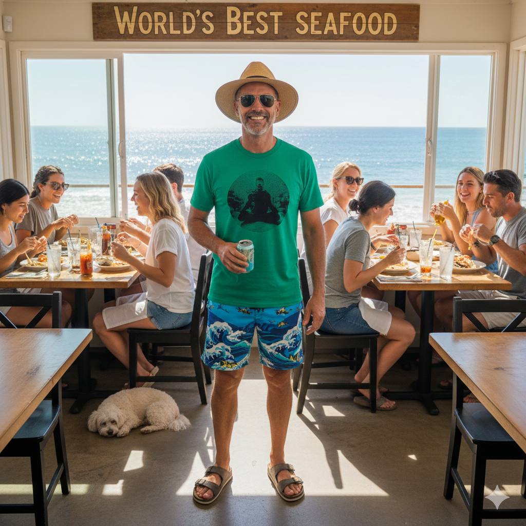 Abstract Scuba Meditation T-Shirt