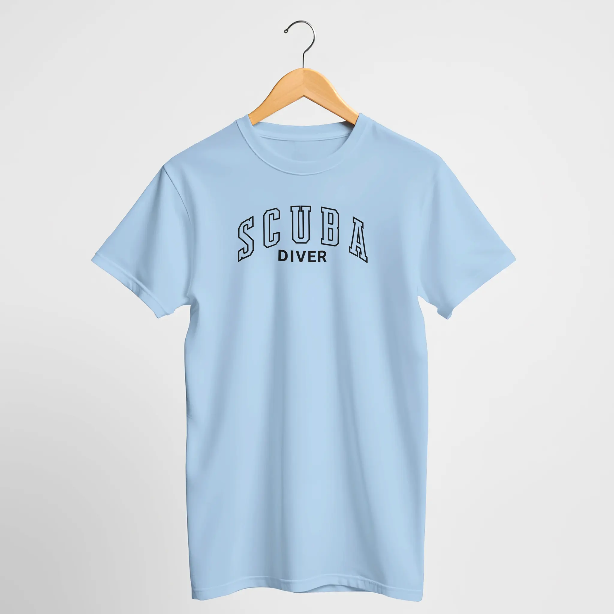 Classic SCUBA DIVER College Font T-Shirt