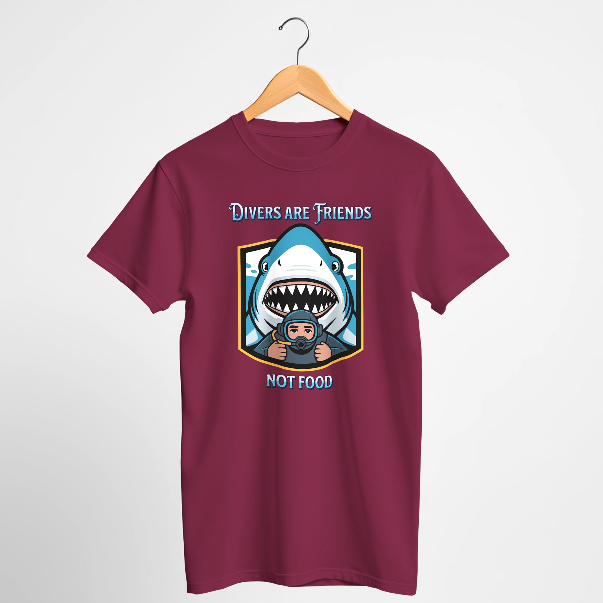 Divers Are Friends Not Food Shark T-Shirt