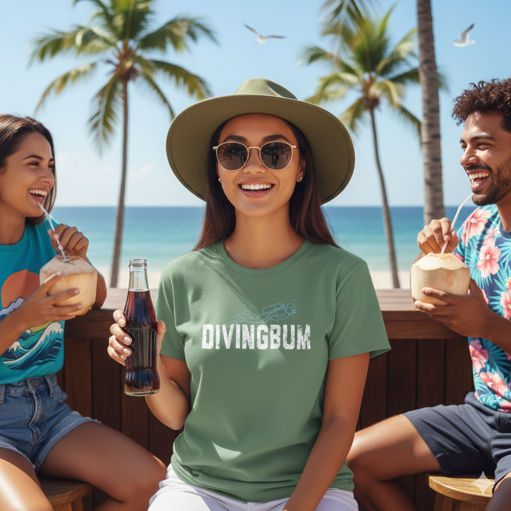 Diving Bum Logo T-Shirt