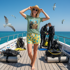 Underwater American Gothic Scuba T-Shirt